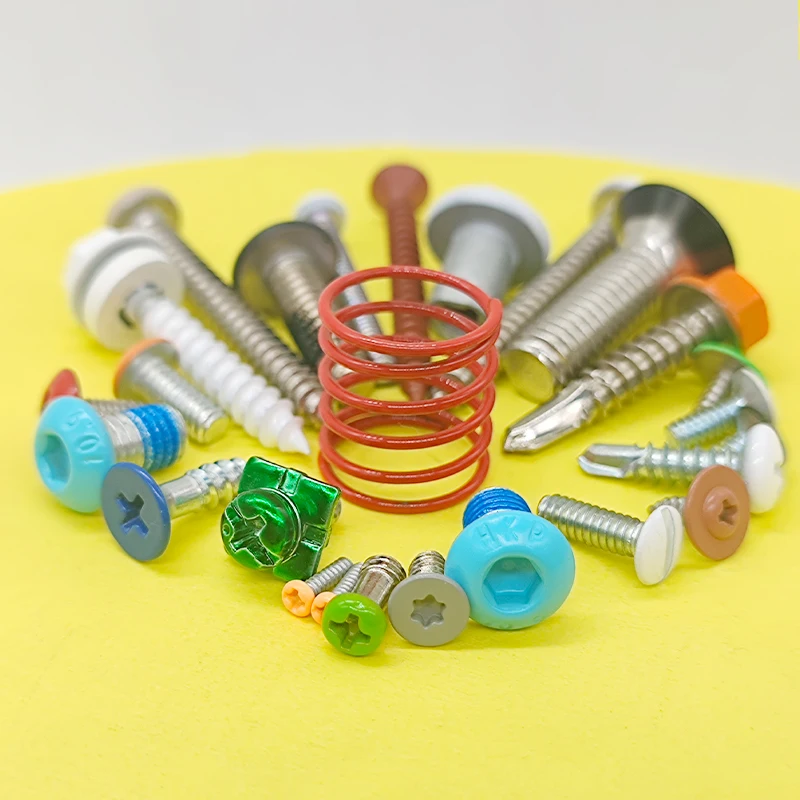 Chinese Screw Manufacturers Paint screws Customized in various colors perfect matching products Color Anodized Screws
