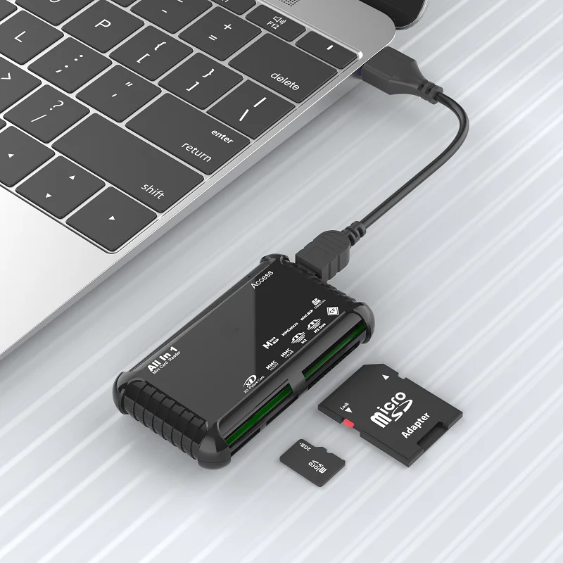 USB-кардридер 6 в 1 устройство для чтения SD TF MS M2 XD CF подходит мобильных телефонов и