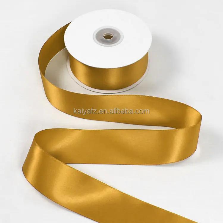 2 Inch Polyester Satin White Ribbons New Style Silk Fabric Decorative Double Face Ribbons For Rose Wrap