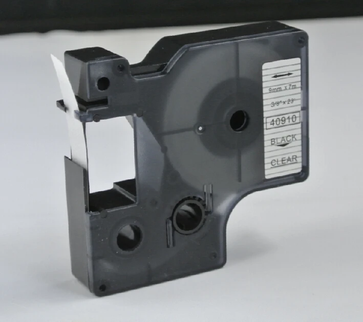 Compatible Nylon label tape black on white 18488 18489 1734524 for Dymo printer  Rhino Industrial 18488 Flexible