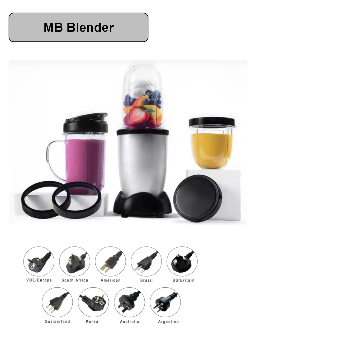 220V High Performance Household Fast and Multifunction MB Blender Mixer OEM