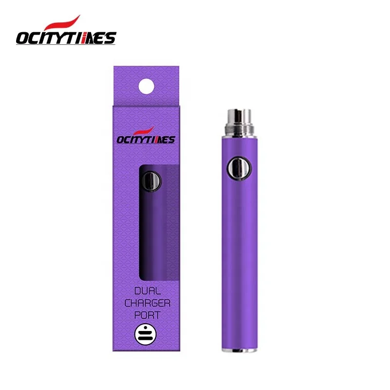 4 volts options 350/400/650 mah capacity Ego/Evod rechargeable e cigarette vaporizer vape battery