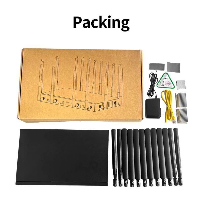 Openwrt 21 802.11AX MT7981B chipset 4G 5G Wifi 6 Dual SIM Load Balance Network Router