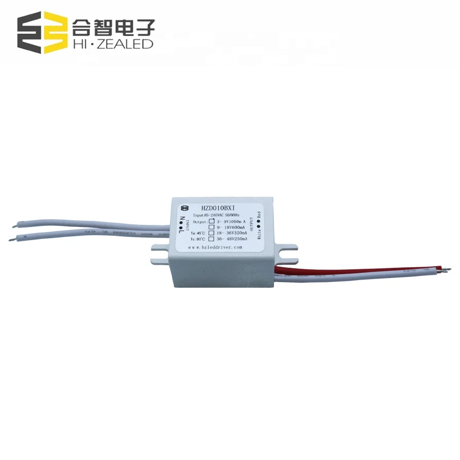 Mini Led Driver 250mA-1250mA Constant Current Led Power Supply Led Driver 10W