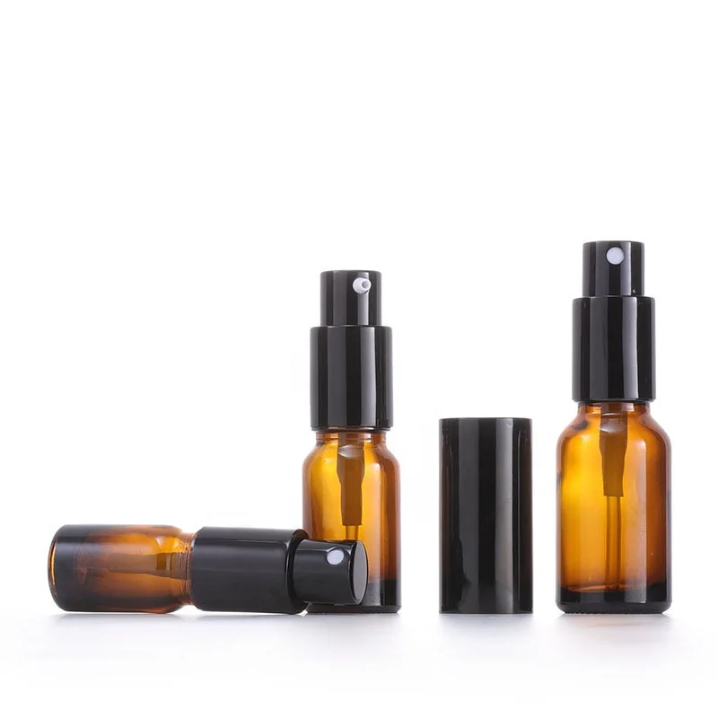 5ml 10ml 15ml 30ml 50ml 100ml 2oz 4OZ fine mist amber glass spray perfume bottle with aluminum sprayer lotion pump cheap price