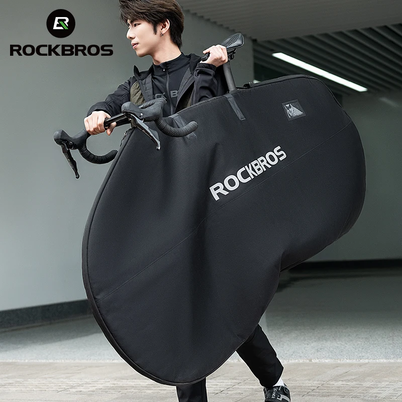 Folding Bicycle Carry Bag for 27 Inch Portable Cycling Bike Transport Case Travel Large Bike Storage Trolley Bike Bag