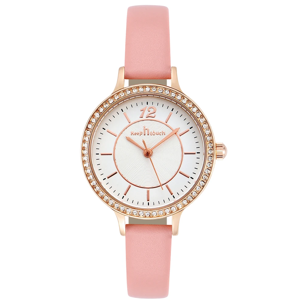 Fashion Waterproof Quartz Movt Diamond Watches For Women