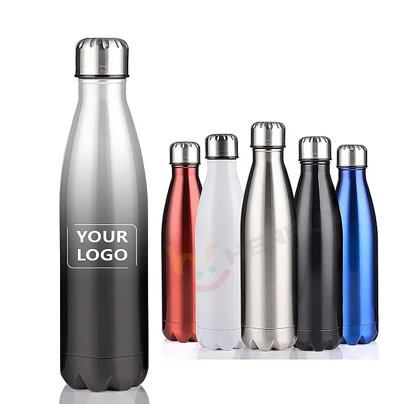 New 350ml 450ml 750ml Coke Stainless Steel Vacuum Flasks Cola Shape Water Bottle
