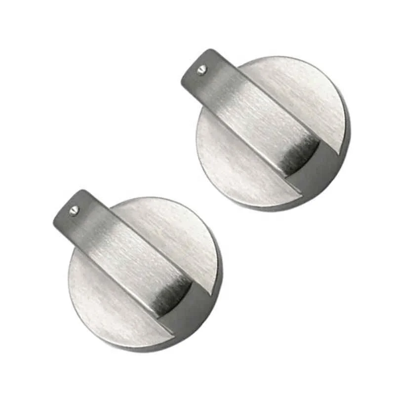 Вращающаяся металлическая Серебряная газовая плита ручки переключатели горелка духовка кухонные части для газовой