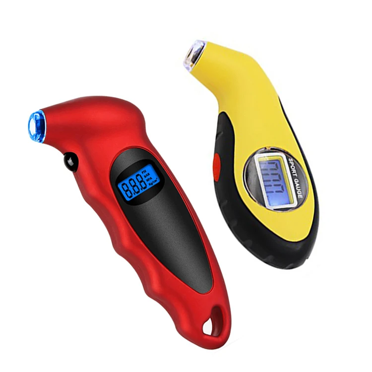  Digital Tire Pressure Gauge 150 PSI Reader Checker with Backlit LCD and Non-Slip Grip for Car Truck Pickup Bicycle