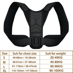 SY825 Medical Adjustable Back Posture Corrector Shoulder Clavicle Support Correction Belt for Women Humpback Seated Corrector