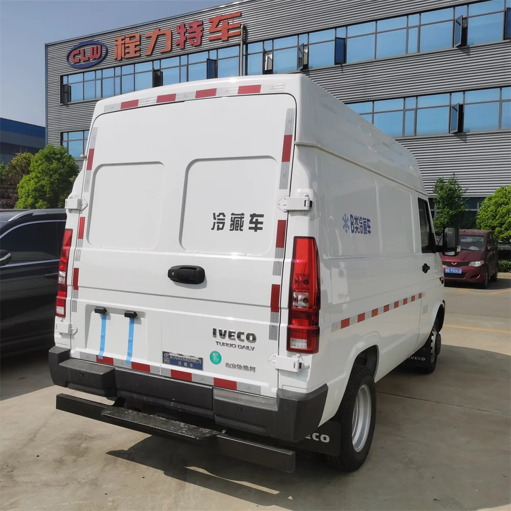 Hot 4*2  3  tons light refrigerated  Van Truck FOR SALE VAN BOX length 4200 to 9600 mm