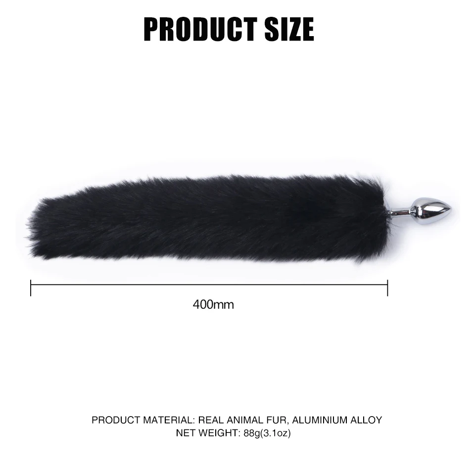 Long Fox Tail Anal Massager Cosplay-Style Sex Toys for Women Colorful Butt Plug Juguetes Sexuales Anal