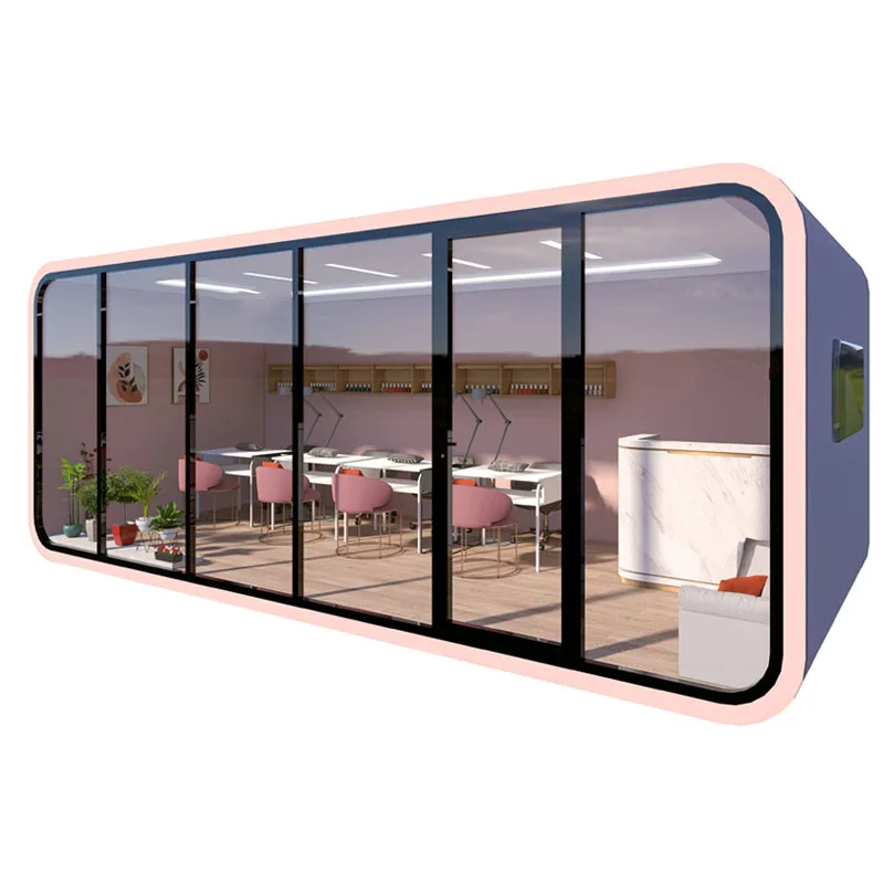 tiny home container luxury apple cabin pod movable apple cabin living room container house apple cabin