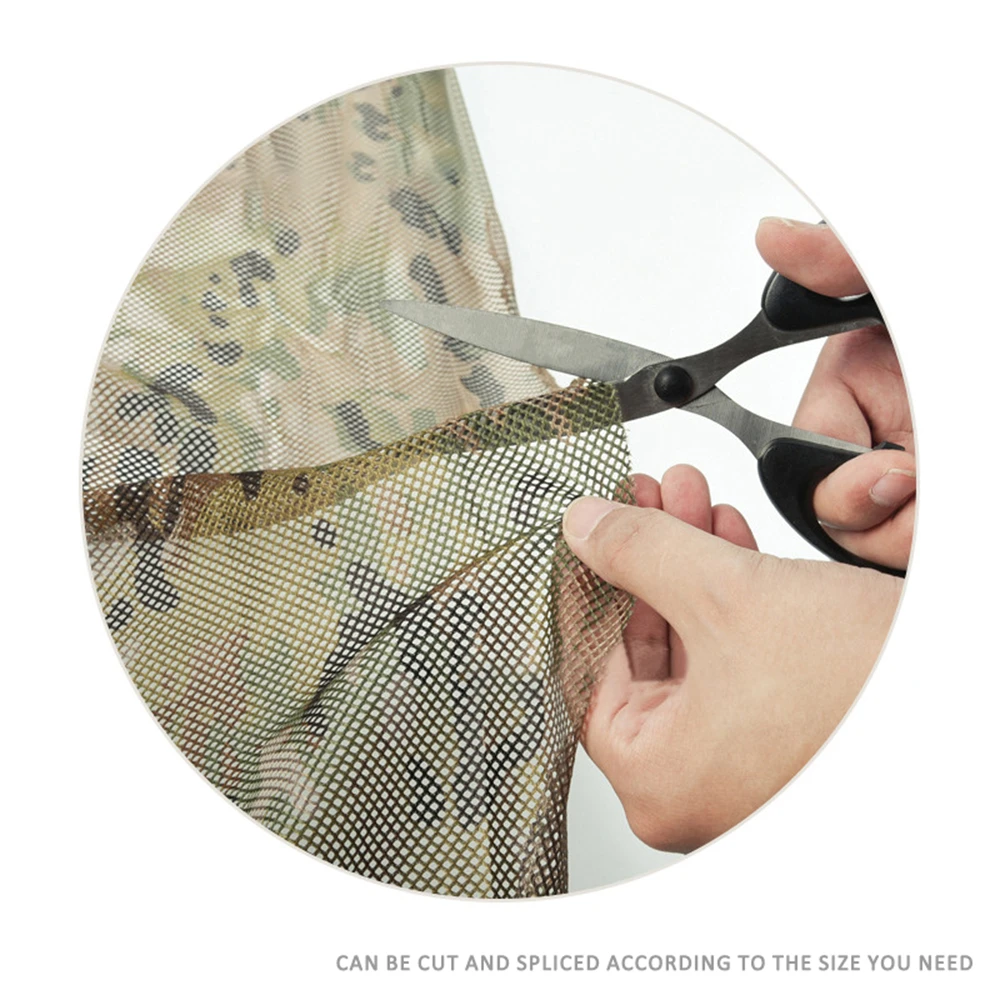 TRONYOND OEM 300D camouflage mesh eye Single Layer Camo Hunting Blind Sunshade Camping Watching Hide Shooting Camouflage Net
