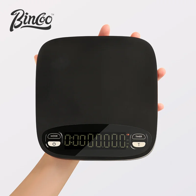 Bincoo Coffee Scale with Timer, Espresso Scale with Flow Measurements, Digital Coffee Scale with Auto Timing Mode