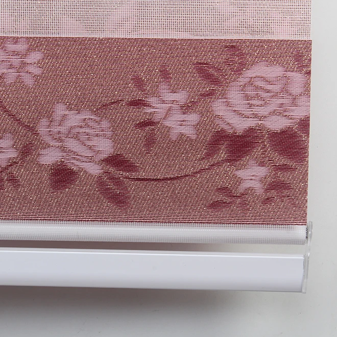 
Beautiful Zebra Roller Blinds Fabric For Windows, Bead Rope Horizontal Zebra Blinds 