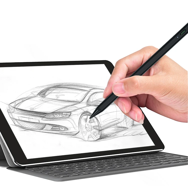 Universal Aluminum Metal Screen Touch active capacitive Stylus Pen for tablet