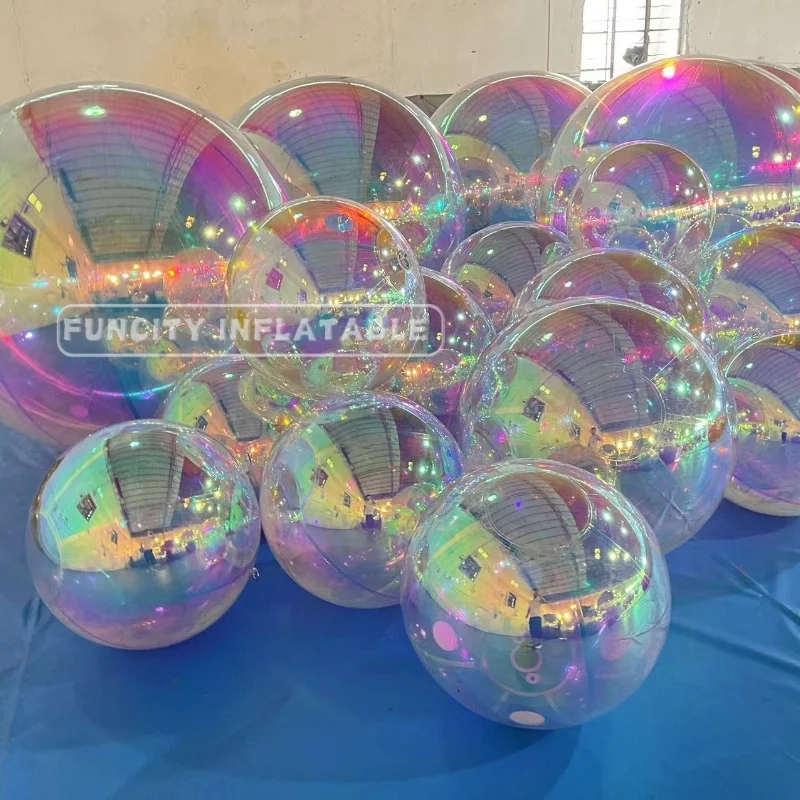 Профессиональный производитель Funcity популярный гигантский воздушный шар надувные ПВХ зеркальные шары для украшения вечеринки на открытом воздухе