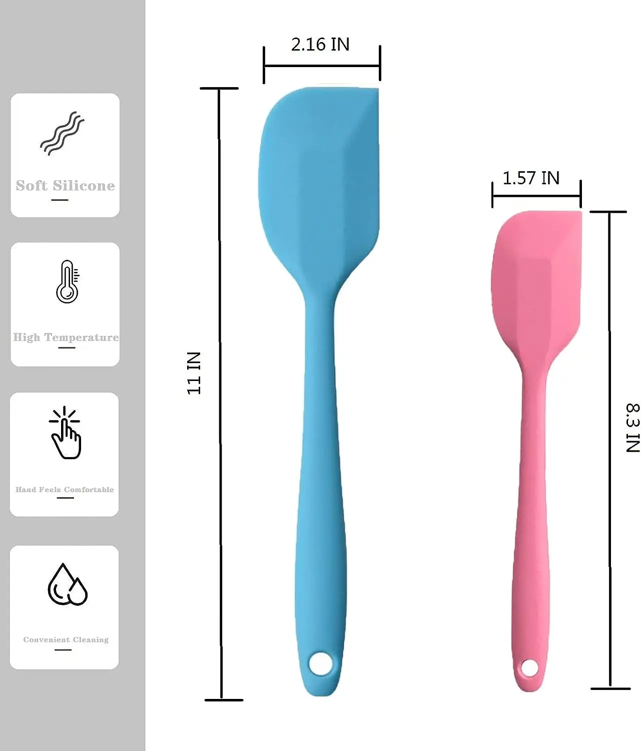 Factory Directly Silicone Spatula Silicone Spatula Spoon Silicone Kitchen Spatula Baking & Pastry Tools Accept Customized Logo