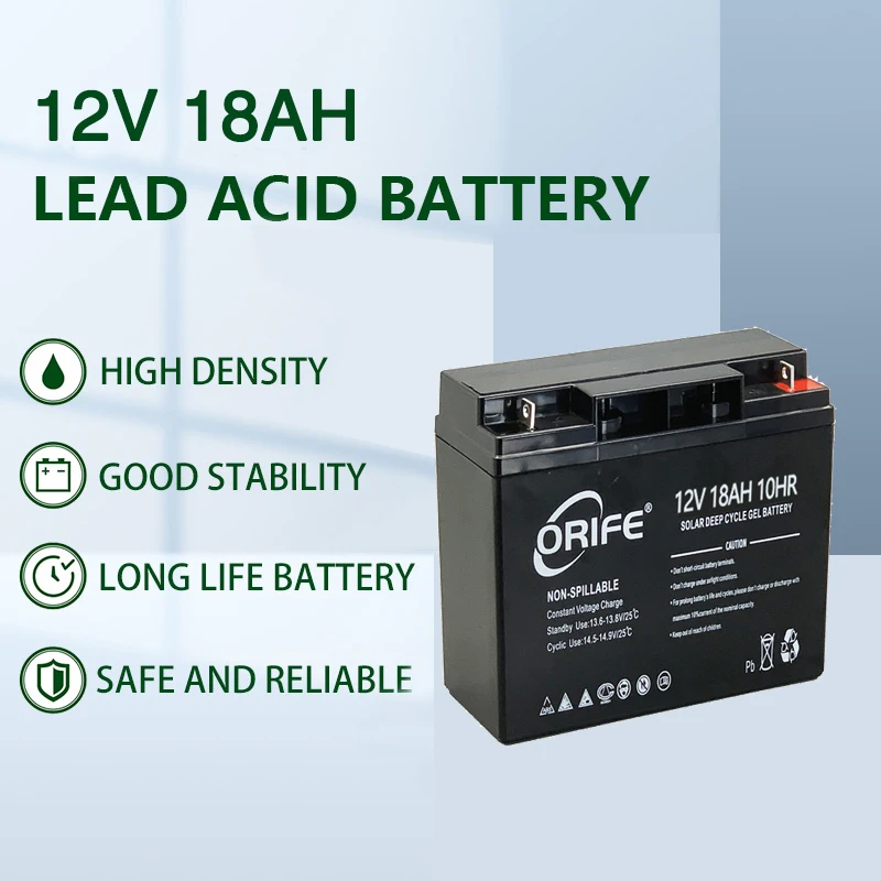 Orife custom rechargeable disadvantages agm sealed 12 volt 18ah battery acid lead