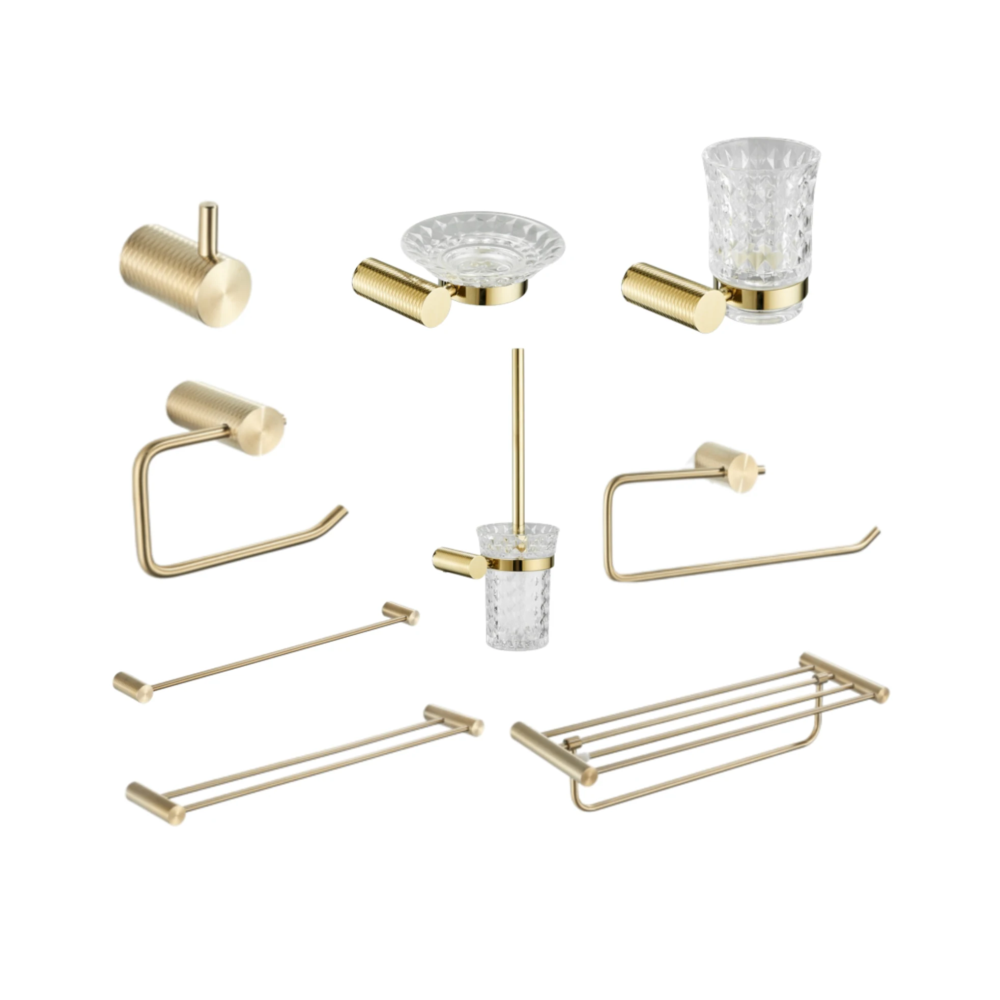 Современный настенный роскошный набор аксессуаров для ванной комнаты и туалета