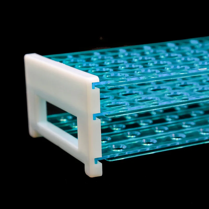 laboratory equipments high quality  PS plastic detachable  test tube rack