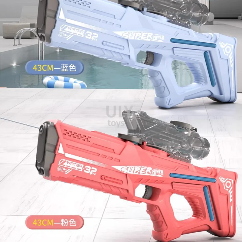 350ML water bottle electric high speed continuous automatic water suction toy water gun  Best Summer Beach Toys