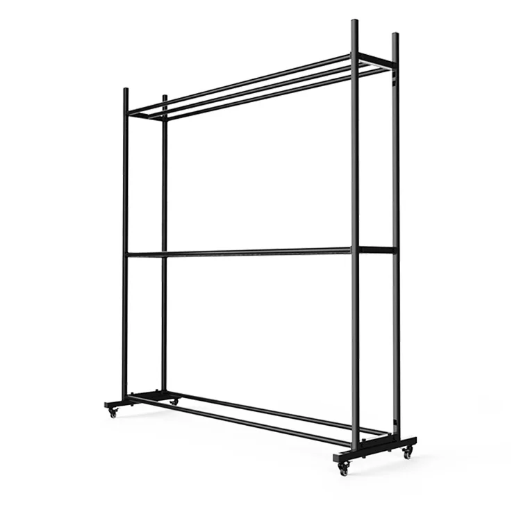 Practical 3-layer floor-standing home gym metal yoga ball rack Yoga Ball Storage Display Rack,