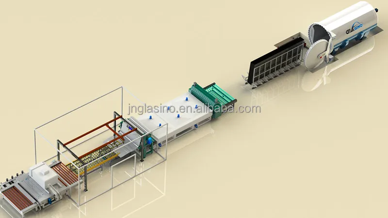 Full Automatic PVB Laminated Glass Making Production Line Machine