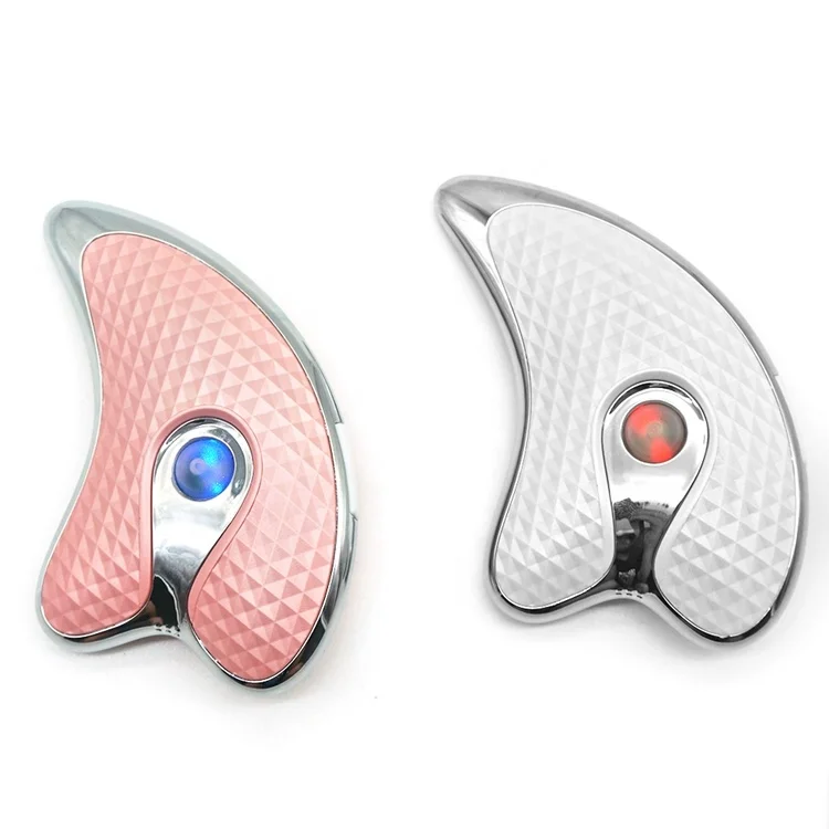  Red Light Blue Facial Massager Electric Scraping Gua Sha for Skin