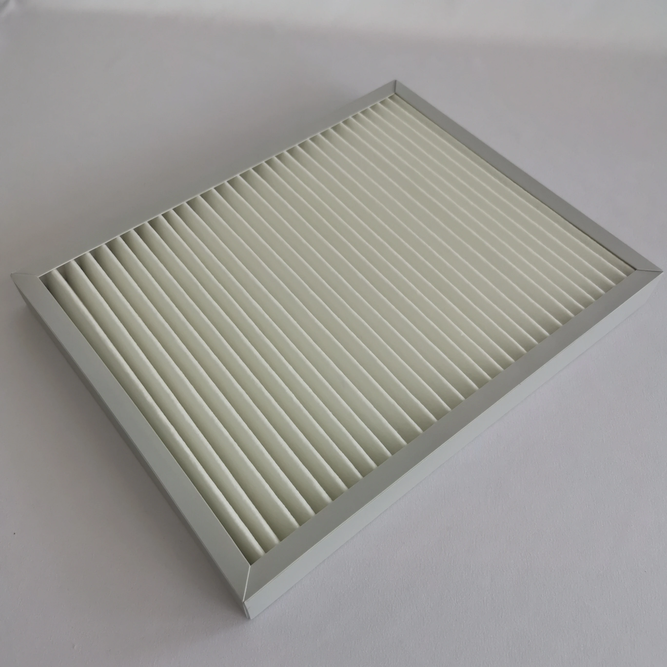 China Manufactory Cabin Cartridge Pleated HEPA Air Purifier Filter Paper Frame Air Cleaning Remover