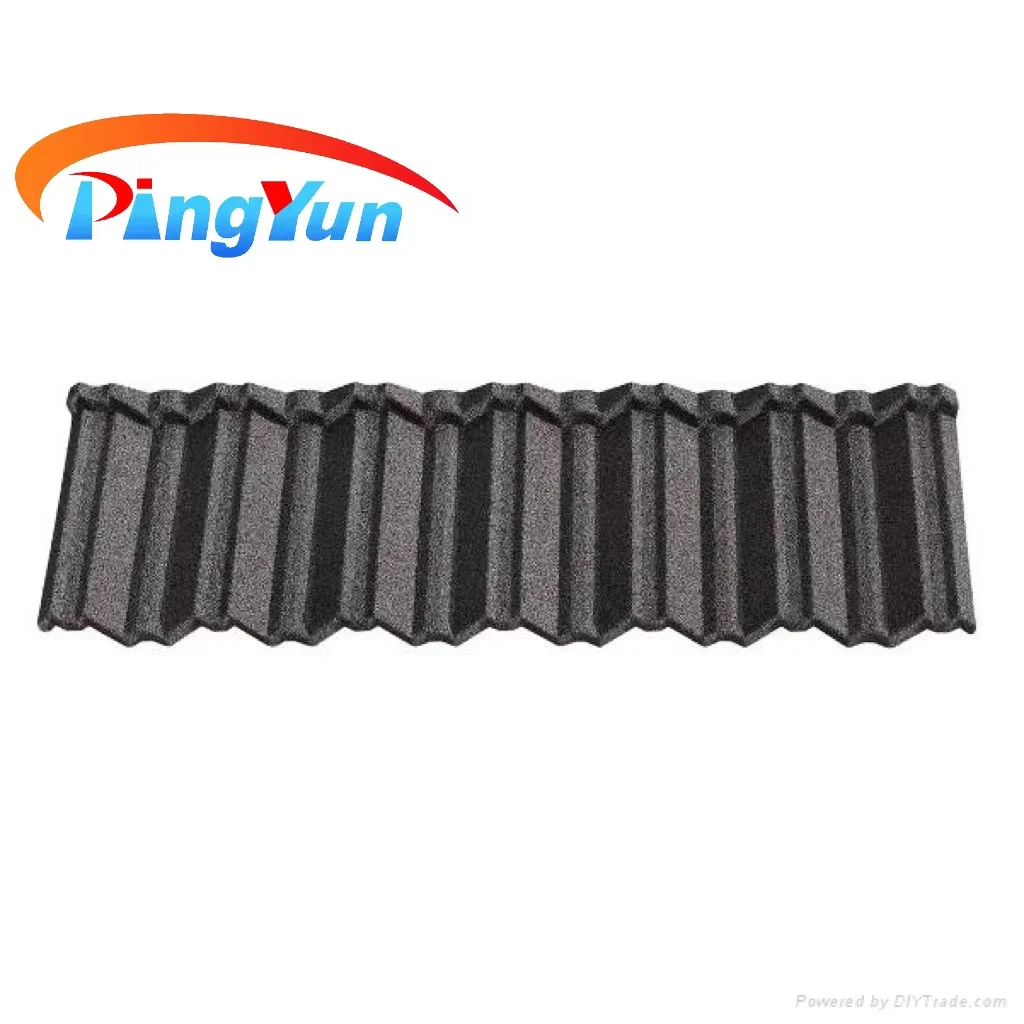 Fish Scale Tile Solar Decorative Roof Tile Colour Stone-Coated Metal Roofing