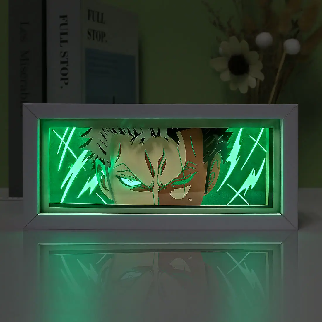 2023 Hot Selling Anime 3D Paper Cut Light Box Creative Plastic Picture Frame Led Night Lights