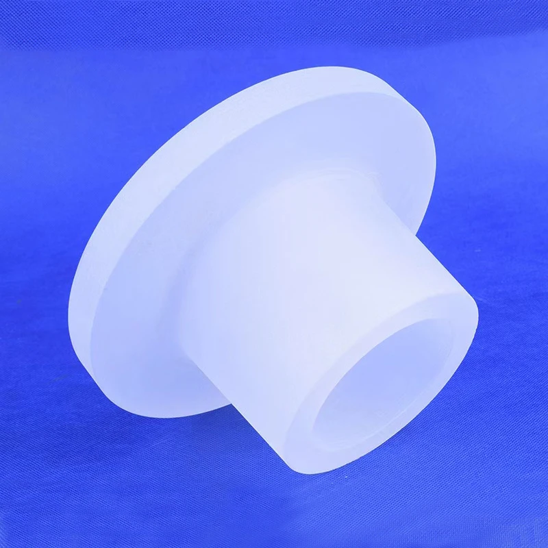 High precision custom machined quartz flanges quartz parts