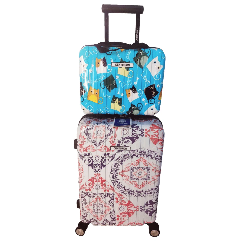High Quality ABS Durable Travelling Bags Hard Shell Carry On Custom Logo Luggage Sets With Wheels