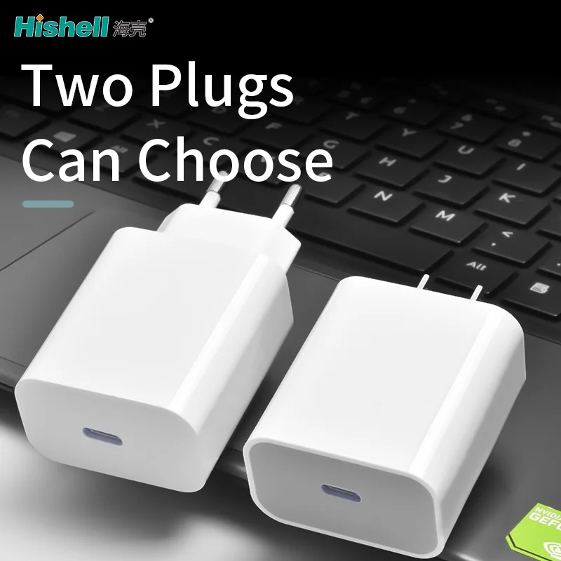  EU двойной 2 порта USB Тип C 20 Вт PD зарядное устройство адаптер для Apple iPhone