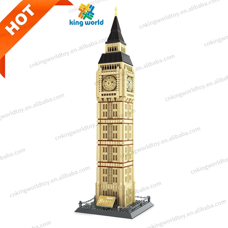 Wange 5216 Великобритания Лондон Биг-Бен игрушки 3D модель маленькие кирпичи собранный подарок для детей 1666 шт. очень сложные наборы строительных блоков