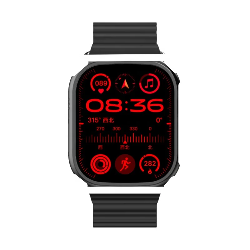 2024 hot sell New T900 ULTRA2 MAX smartwatch large screen 49mm real screw clip wireless Bluetooth call smart watch