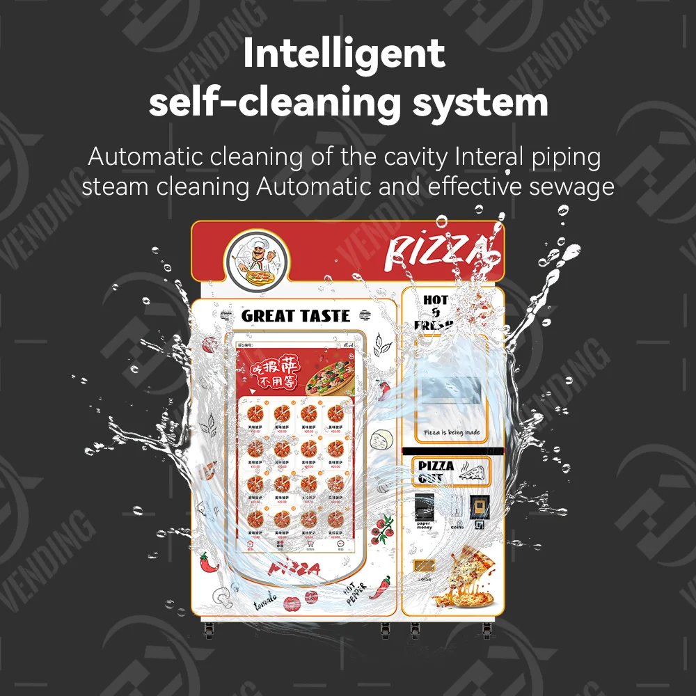 frozen pizza vending machine full automatic 2024 pizza cone maker machine industrial