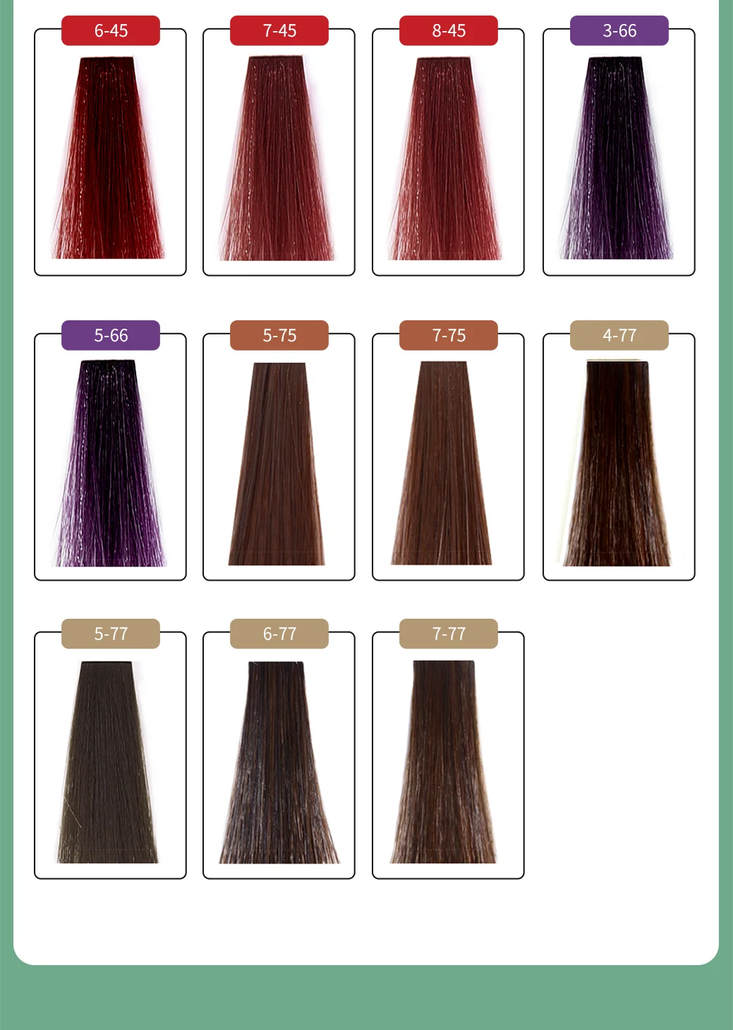 Factory Professional Organic Hair Dye Cream Ammonia Free Herbal Natural Salon Hair Color Wholesale Factory Price
