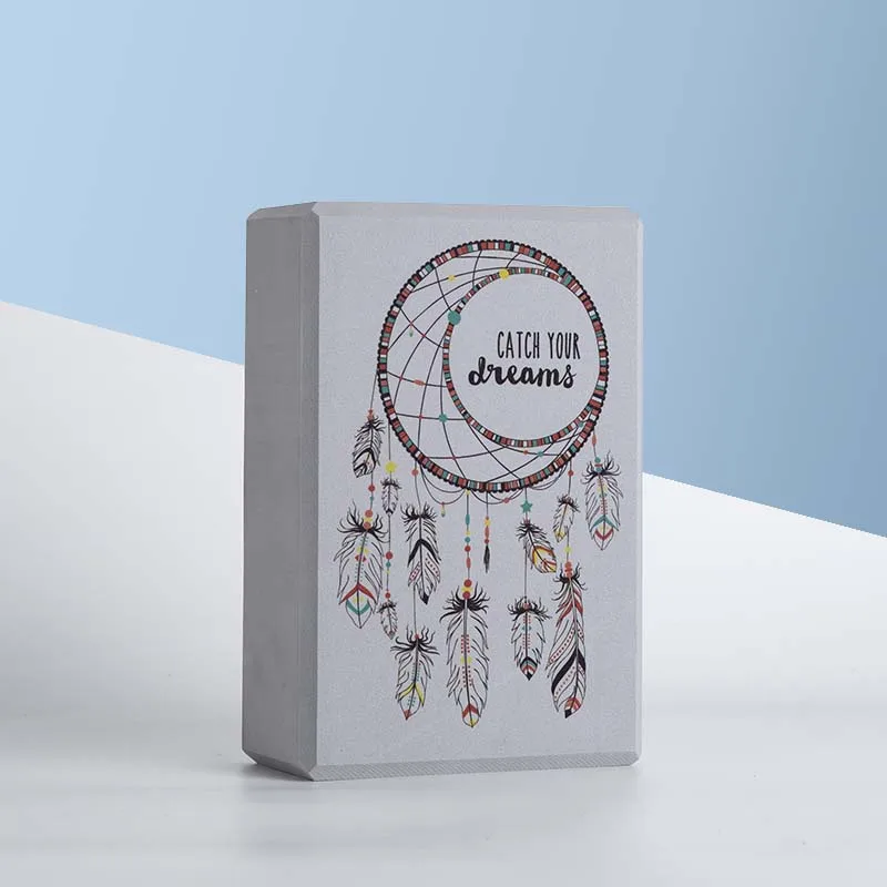 
EVA foam yoga block custom printed foam yoga block eco recycled non toxic 