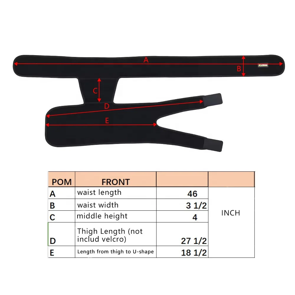 Kcross Groin Thigh Sleeve Hip Support Wrap for Pulled Groin Sciatic Nerve Pain Adjustable Neoprene Brace Hamstring Hip Support