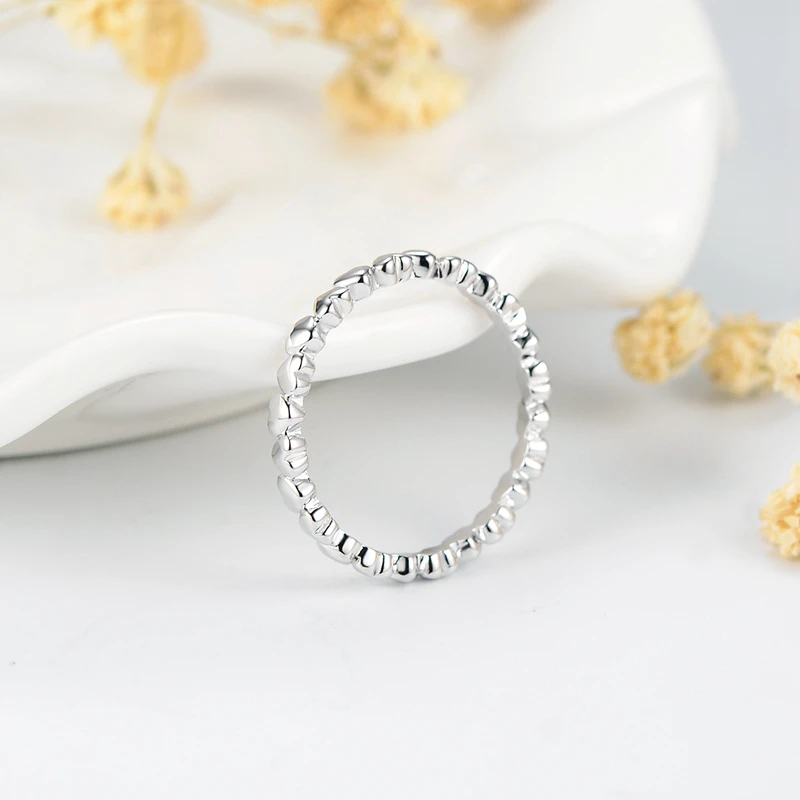 SAR7492 Sevenajewelry Brand Manufacture Jewelry Rings Engagement round shape Heart Wedding ring For Women