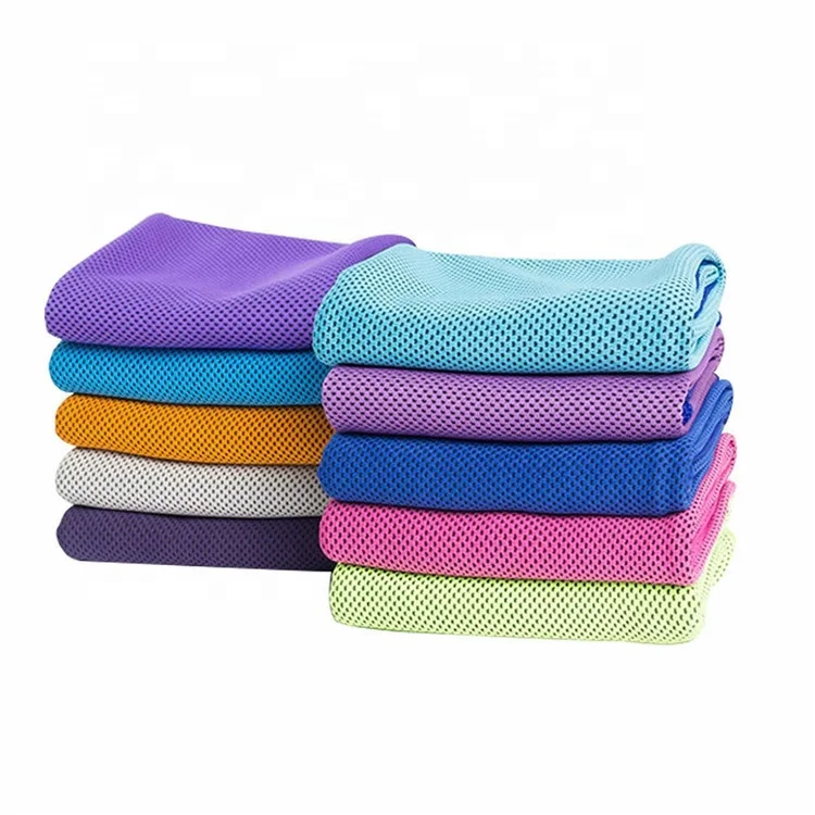 Custom Quick-drying Sport Ice Cooling Towel Silicon Case Silicone Storage Set Cold Sweat Towel