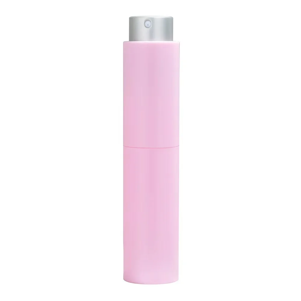 Custom new design twist up perfume atomizer 10ml aluminum Travel glass spray Perfume Refillable bottles