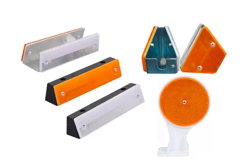 Highway Guardrail Reflector Waterproof Road Safety Traffic Reflector for Highway Guardrail