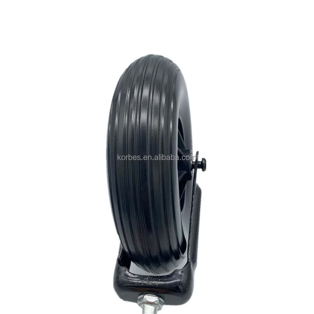 High performance 200x50 pu front tyre electric mobility scooter wheel pu foam wheel
