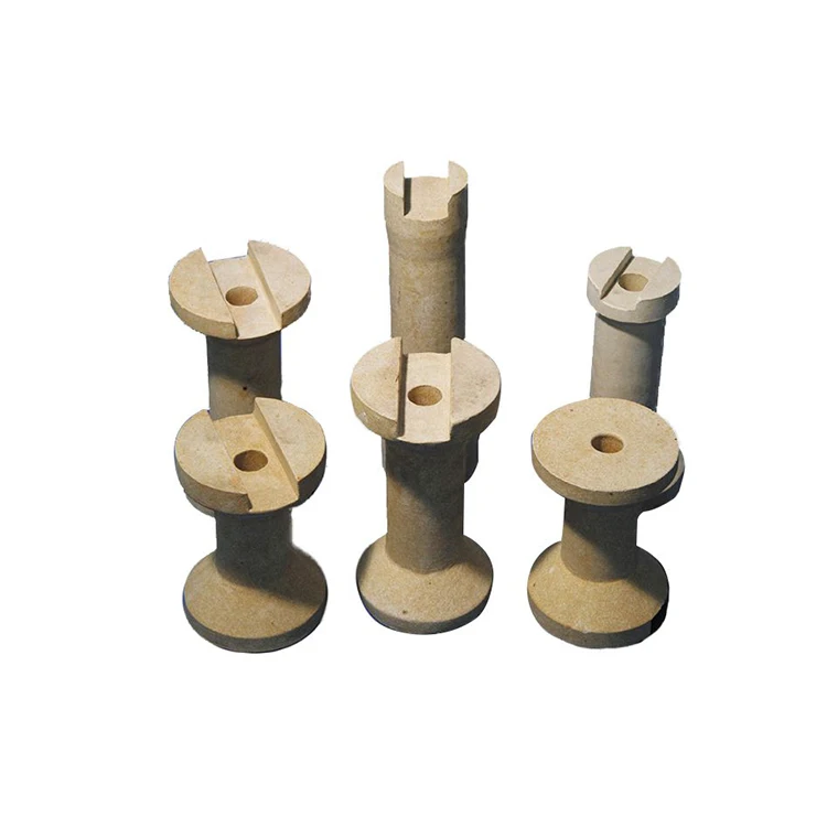 High Quality Pillar Or Stand Glazed high heat batts and cordierite mullite support