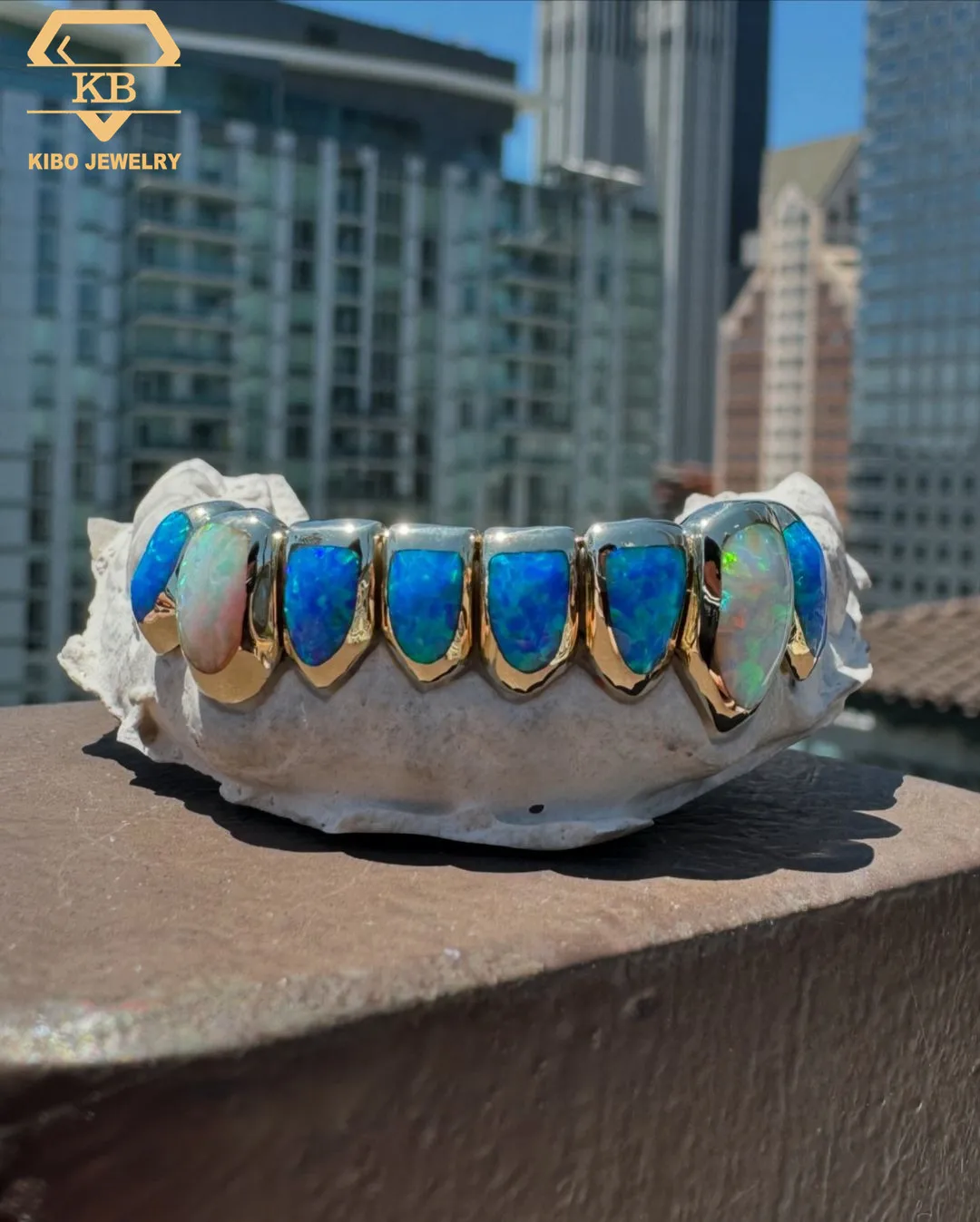 Custom Moissanite Opel Grillz 925 Sterling Silver Iced Out Color Teeth Grillz for Men Women HipHop Jewelry